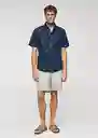 Camisa Micro3-H Tinta Talla M Hombre Mango