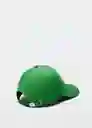 Gorra City Verde Talla 99 Mujer Mango