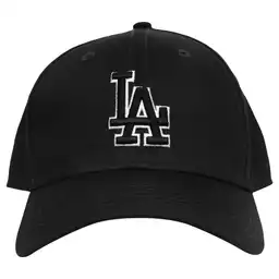 New Era Gorra LA Dodgers Negra Con Blanco