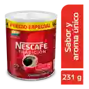 Café instantáneo NESCAFÉ Tradición x 231g