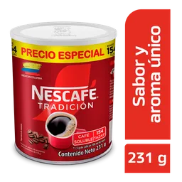 Café instantáneo NESCAFÉ Tradición x 231g