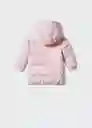Abrigo Anorak Julong5 Rosa Light Talla 66 Niña Mango