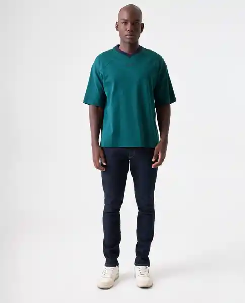 Camiseta Hombre Verde Talla S 842G005_VER195220 Americanino