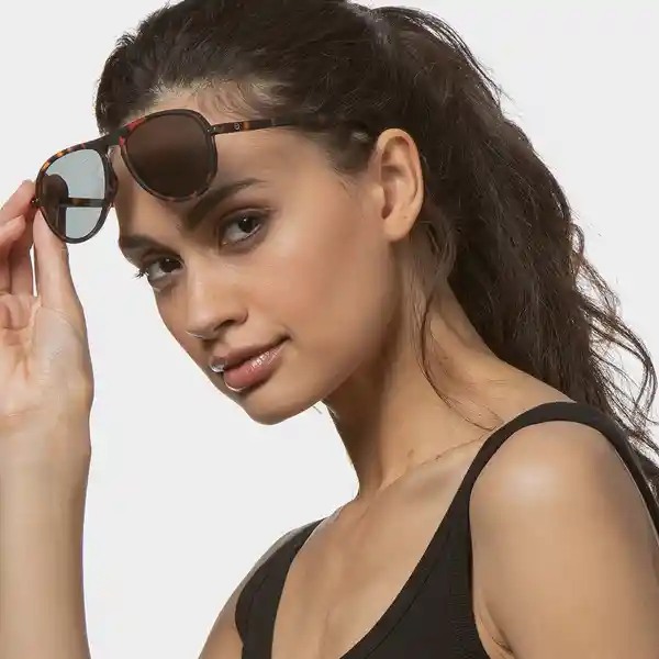 Inkanta Gafas Sun I Carey Lentes Verdes + 0.0