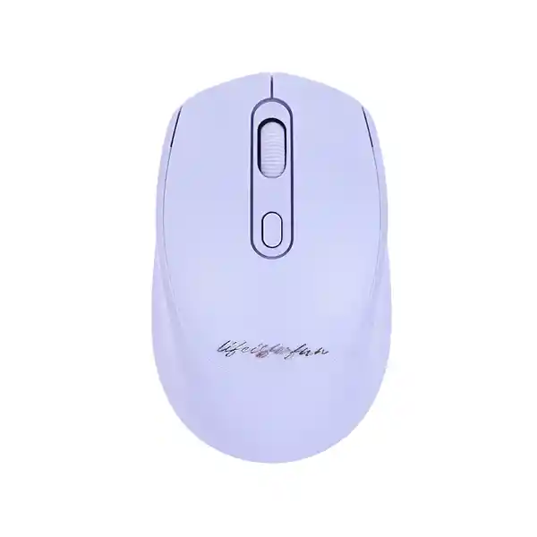 Mouse Inalámbrico Life is For Fun Morado Lw13Mc Miniso