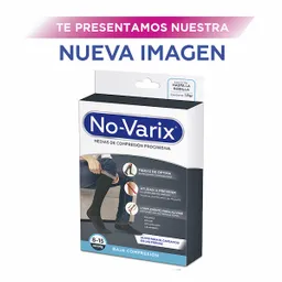 No-Varix Calcetin Hombre 8-15 Mm/Hg Gray Small