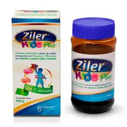 Ziler Kids Plus Alimento con Calostro Semi Sólido Sabor Caramelo