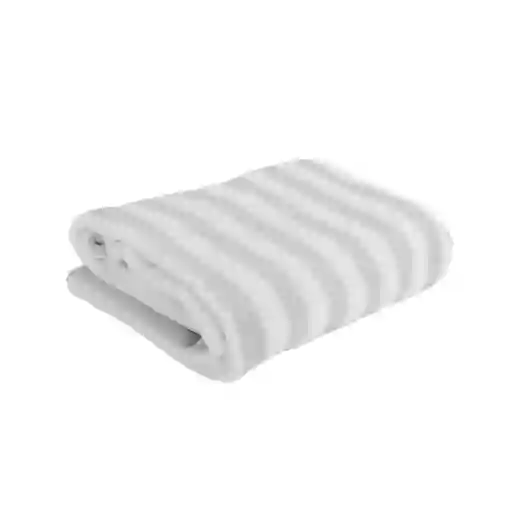 Toalla de Baño Polar Rayada Gris Miniso