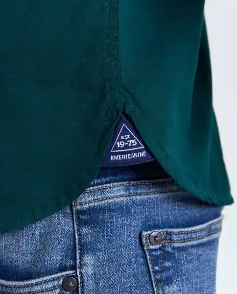 Camisa Hombre Verde Talla XL 819G002_VER195220 Americanino
