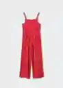 Enterizo Mono Flor Rojo Talla 14 Niñas Mango