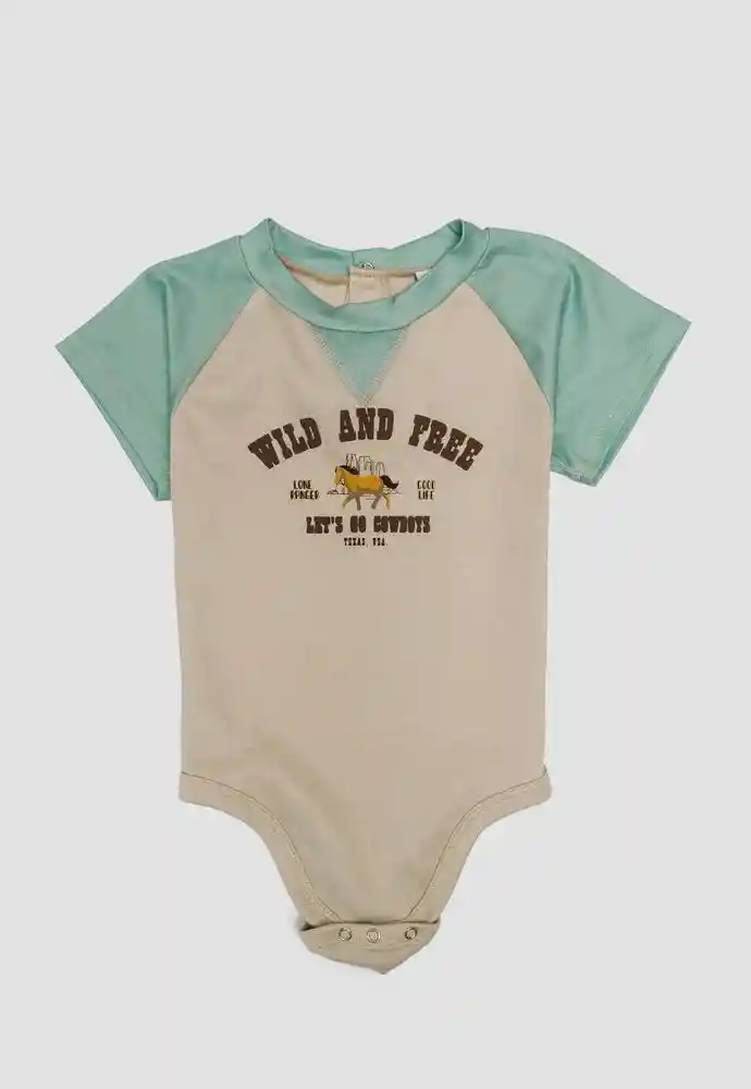 Body Manga Corta 3/6 Meses-arena