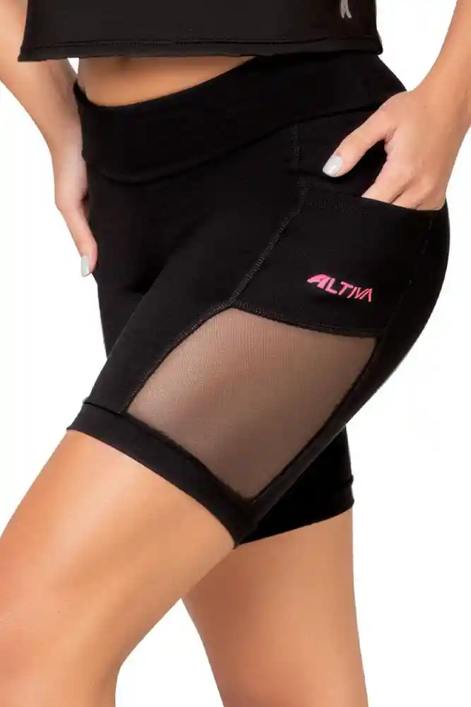 Short Deportivo Para Mujer S-negro