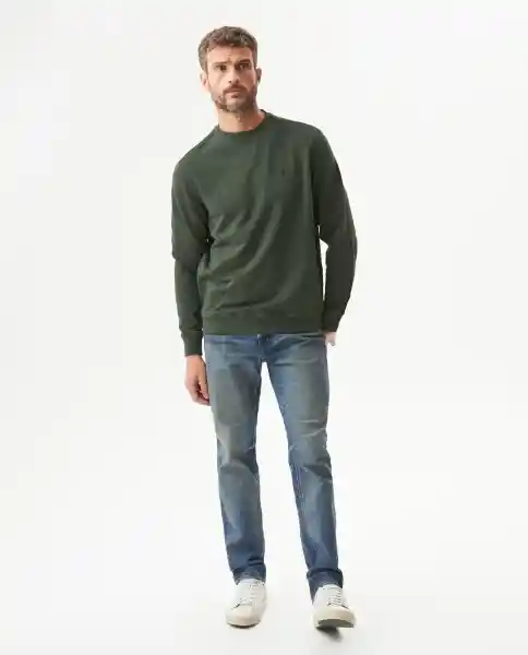 Buzo Duck Graphic Verde Soldado Ultraoscuro Talla S Chevignon