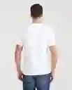 Camiseta Duotono Duck Masculino Blanco 0 Claro M Chevignon