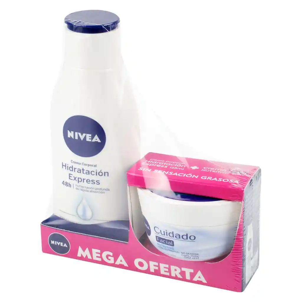 Nivea Crema Hidratación Express + Crema Cuidado Nutritivo