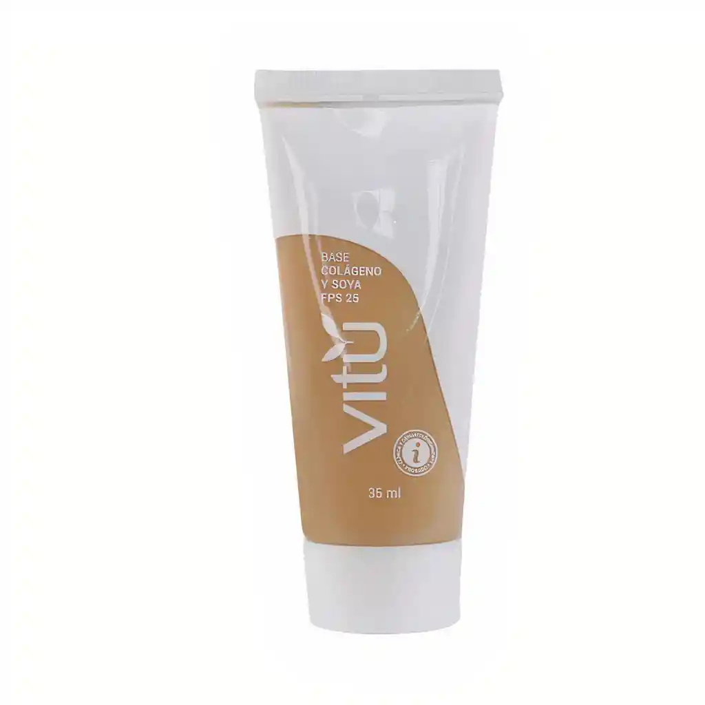 Vitu Base Colágeno Y Soya Fps 20 02 Avellana 35 Ml