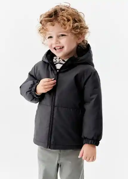 Chamarra Anorak Jorge Niños Antracita Talla 67 Mango