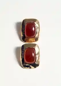 Pendientes Andrea Oro Talla 99 Mujer Mango
