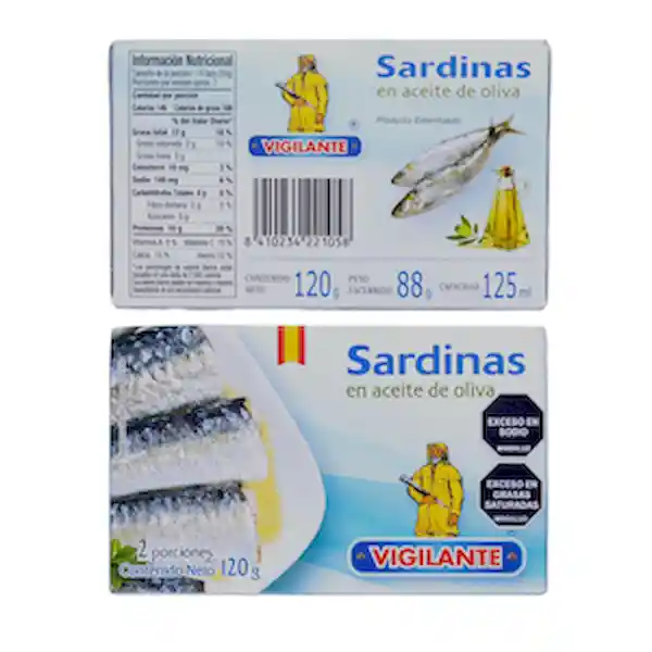 Vigilante Pack Sardina Surtidas