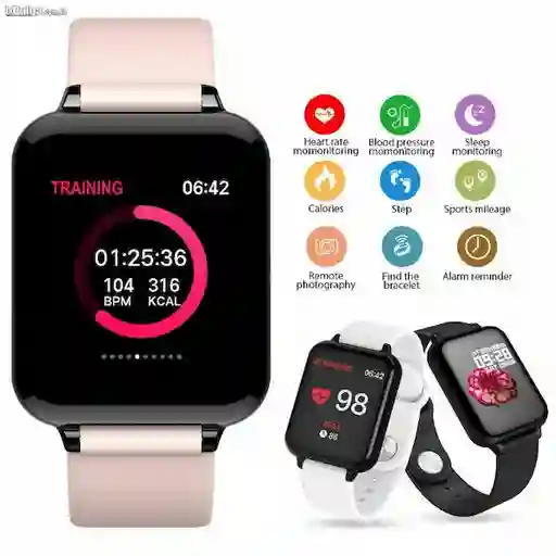 Reloj Smartwatch Sumergible Deportivo Blanco B57