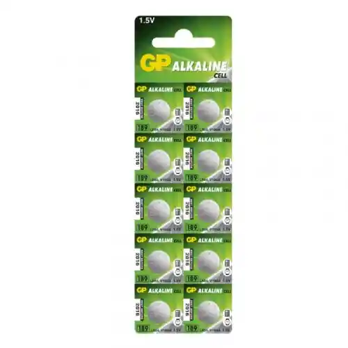 Gp Batteries Pila Alcalina Botón Gp 189a 8(lr54) 1.5v