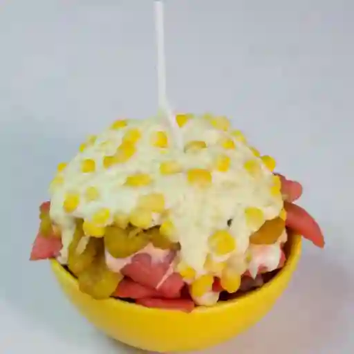 Salchipapa Agridulce