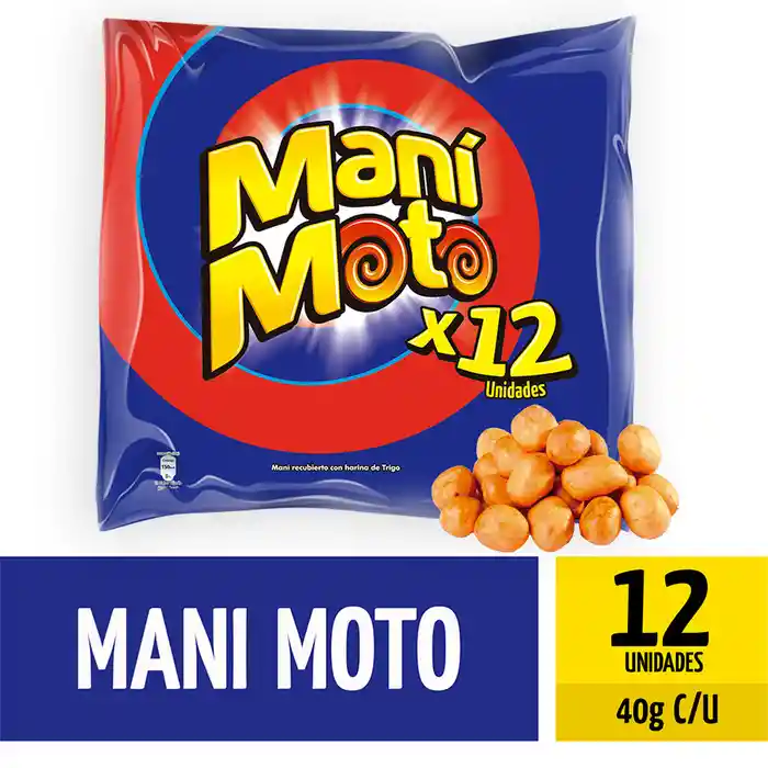 Mani Moto Maní Cubierto con Harina de Trigo Original