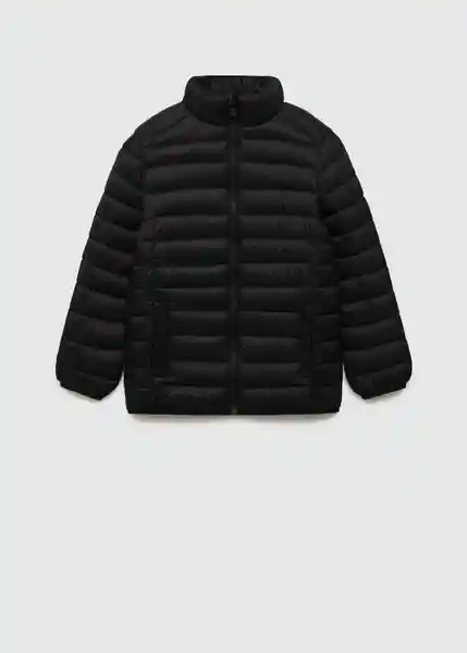 Abrigo Anorak Unico7 Negro Talla 08 Niños Mango