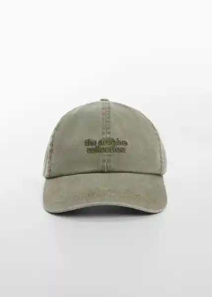 Gorra Quote6 Khaki Talla 99 Mujer Mango