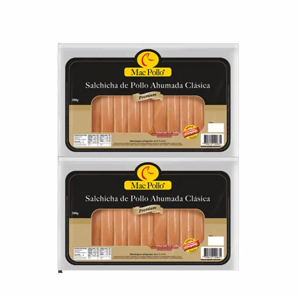 Mac Pollo Salchicha de Pollo Ahumada Clásica