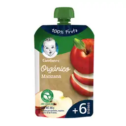Gerber Alimento Infantil Orgánico Sabor a Manzana