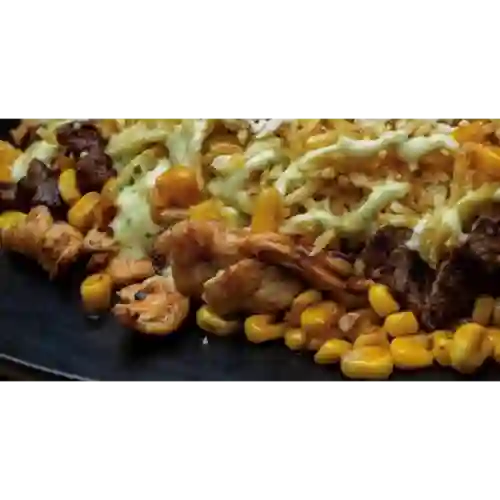 Mazorca Desgranada con Lomito y Pollo