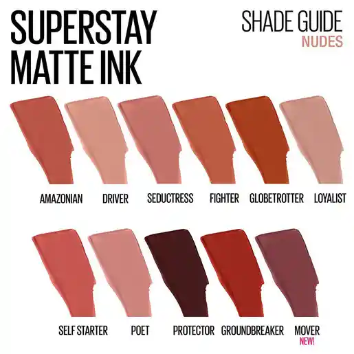 Maybelline Labial Liq.Myn Matte Ink Poet 60