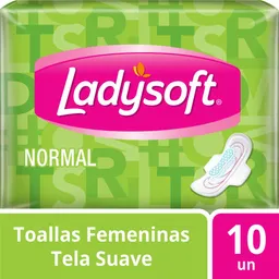 Ladysoft Toallas Higiénicas Normal Tela Suave