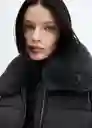 Abrigo Anorak Twist Gris Oscuro Vigoré Talla L Mujer Mango