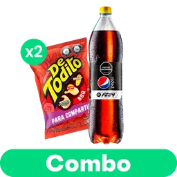 Combo de Todito Bbq +Pepsi Cero 1.5L