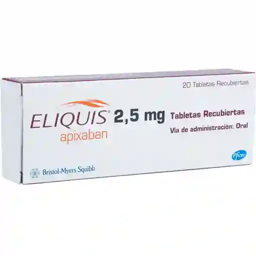 Eliquis Apixaban 2,5 Mg 