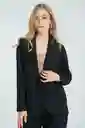 Chaqueta Larga Tipo Blazer