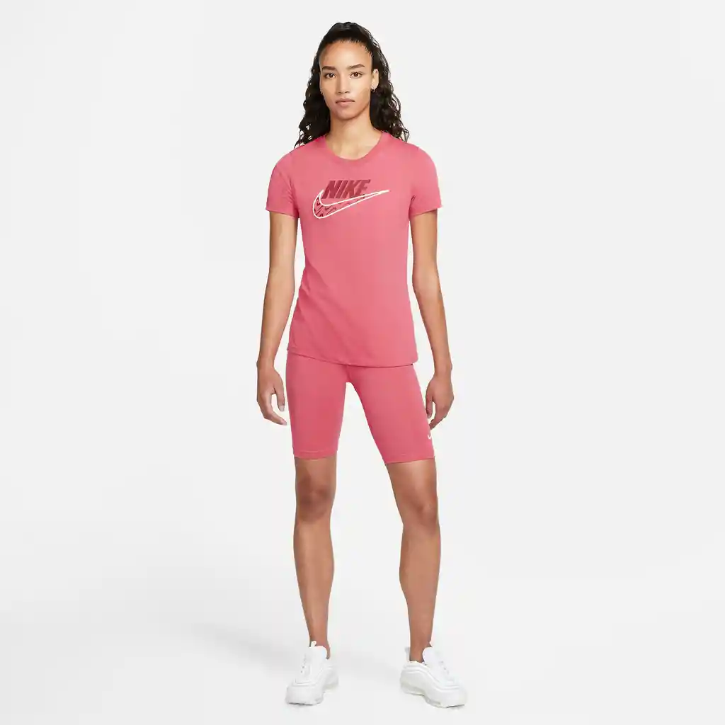 W Nsw Tee Icon Clash Talla S Camisetas Rosado Para Mujer Marca Nike Ref: Dm2685-622