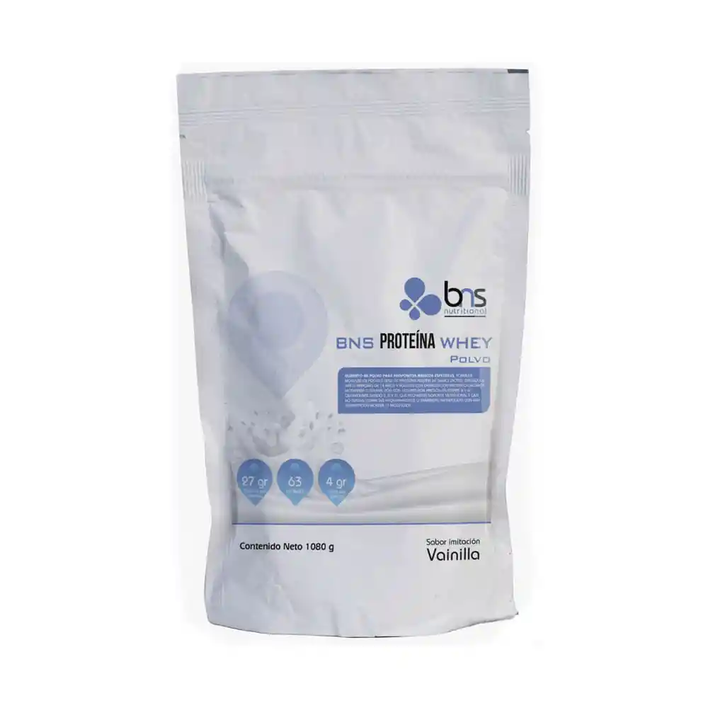 Bns Proteina Whey Aislada Polvo Vainilla Bolsa