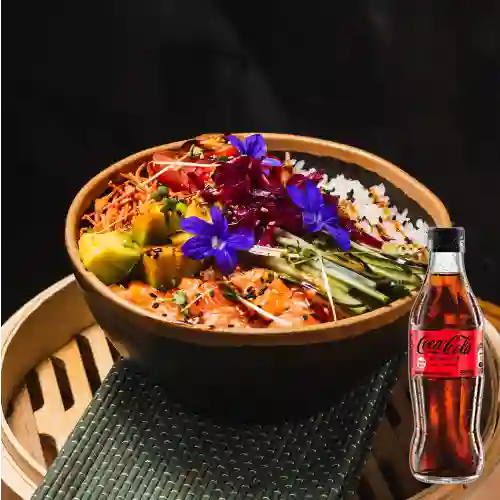 Combo Bowl de Salmón + Coca Cola Sin Azúcar 300ML
