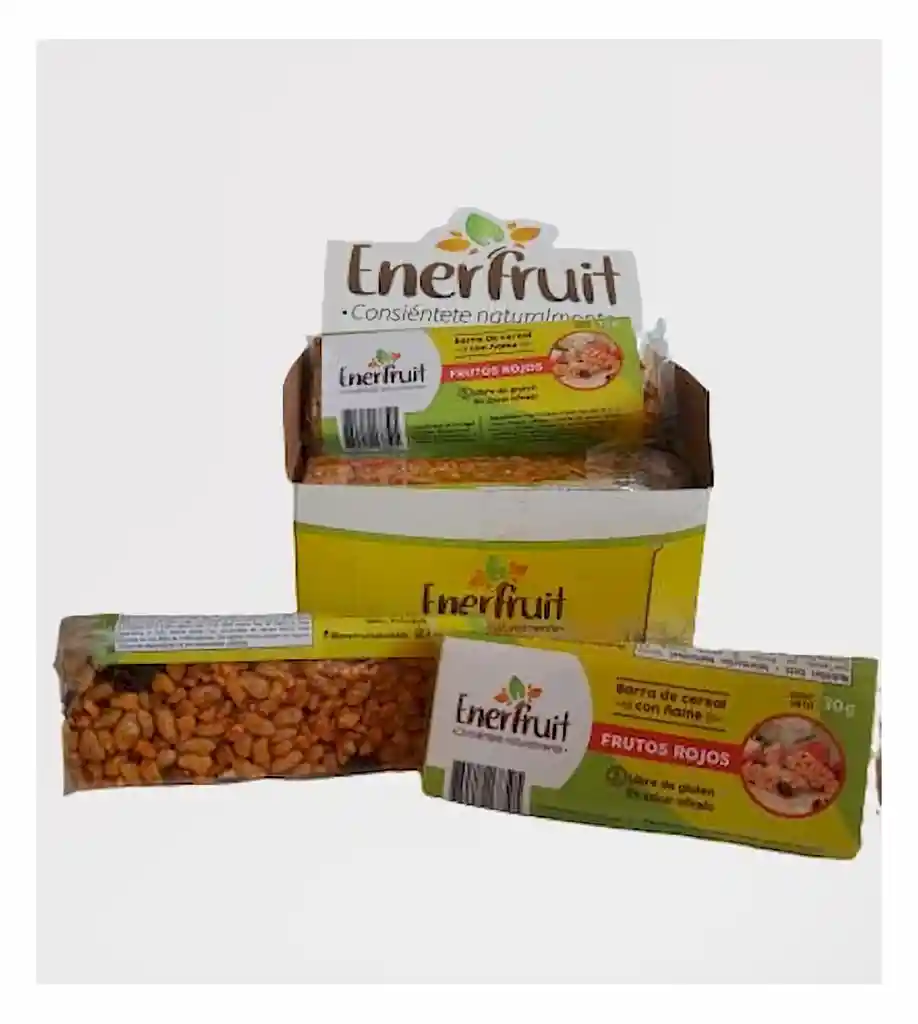 Enerfruit Barra de Cereal Con Frutos Rojos