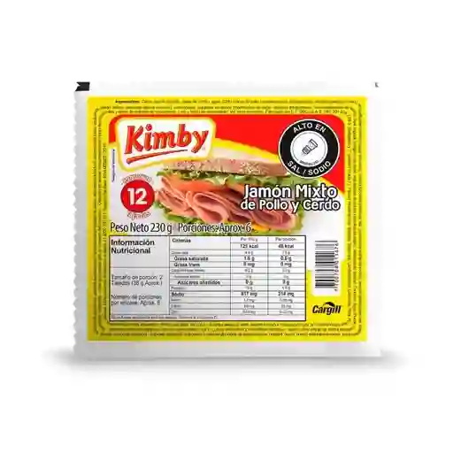 Kimby Jamón Mixto Pollo Cerdo