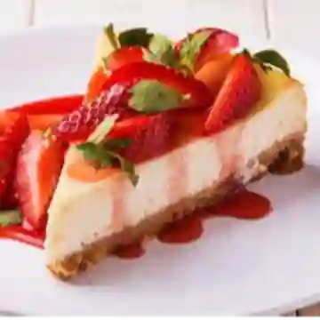 Porción de Cheesecake de Fresa