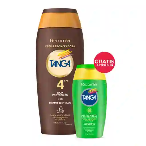 Bronceadro Tanga Crema Spf4 X 220 Ml Grt.gel Solx