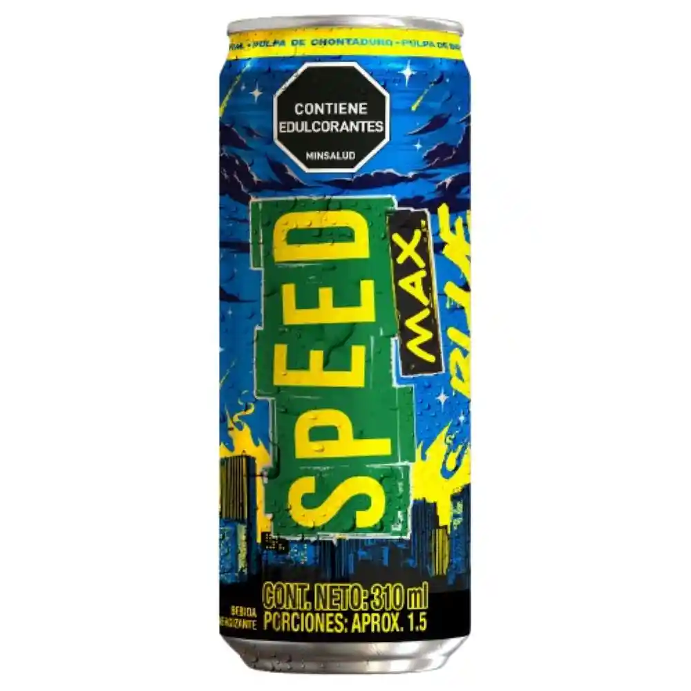 Bebida Energetica Speed Max Blue Lata (310 Ml)