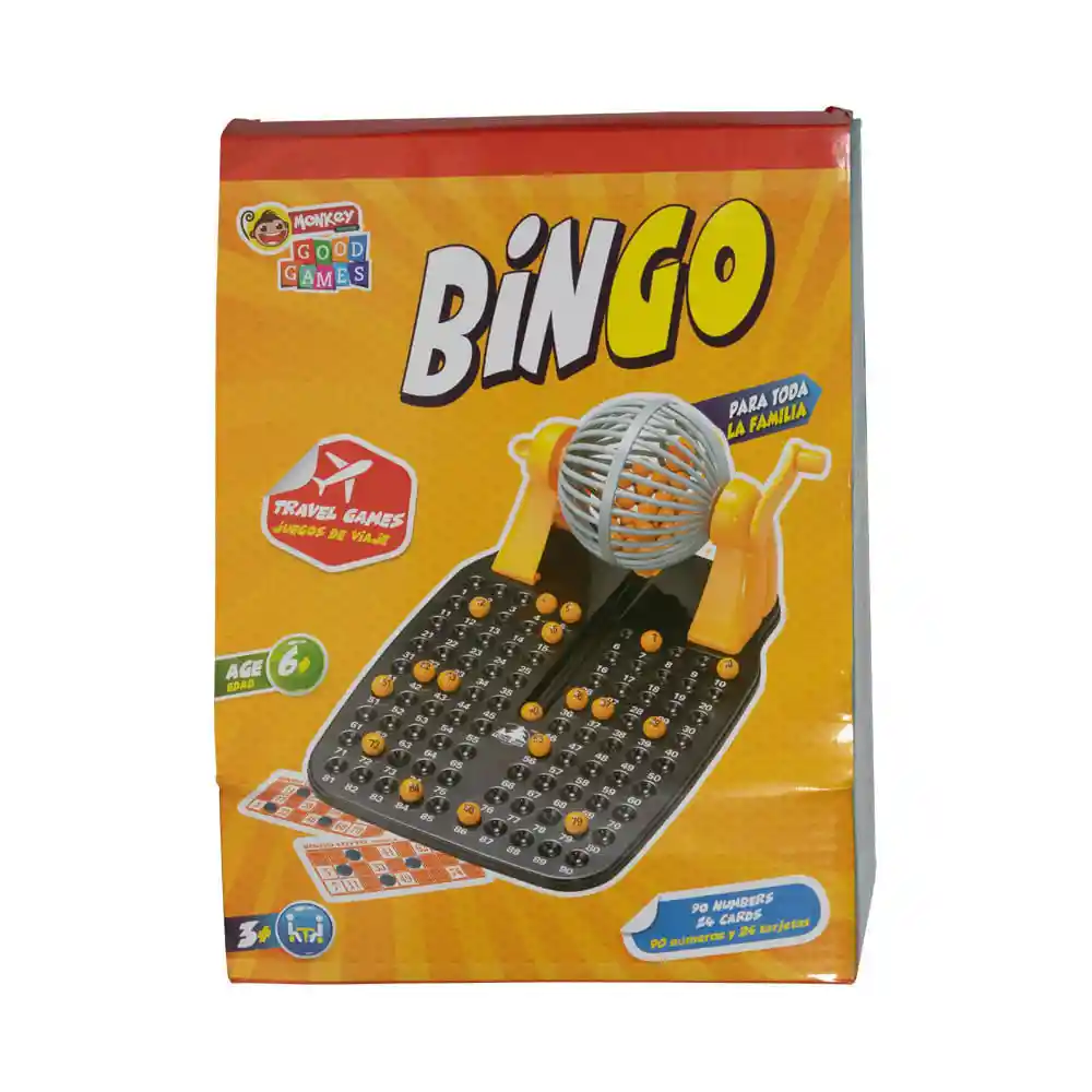 Bingo Juego de Mesa Viajero