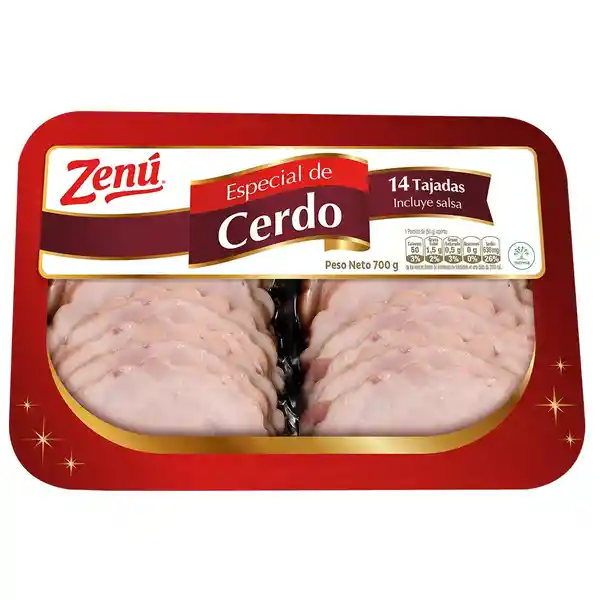 Zenú Especial de Cerdo + Salsa