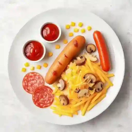 POLLO CON CHAMPIÑONES