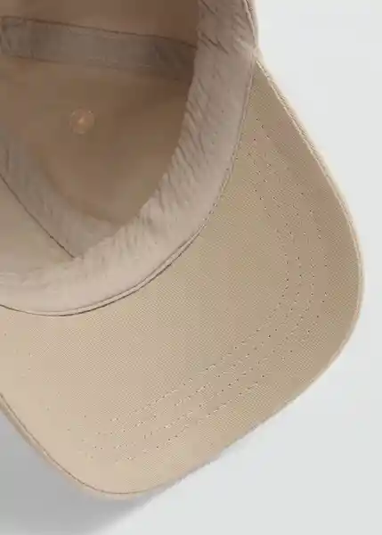 Gorra Basic Beige Hombre Mango